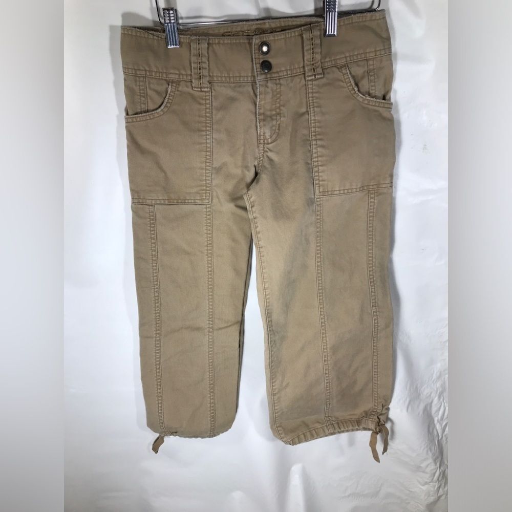 Abercrombie & Fitch Girls Khaki Capris  Size 16 Slim